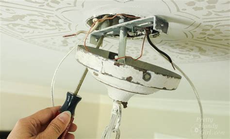 cover electrical box on chandelier|diy chandelier installation.